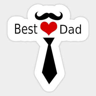 Best Dad Sticker